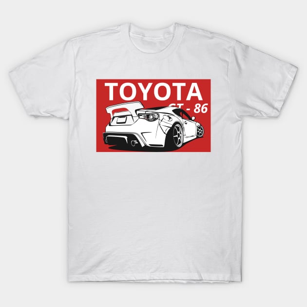 Toyota 86 T-Shirt by artoriaa